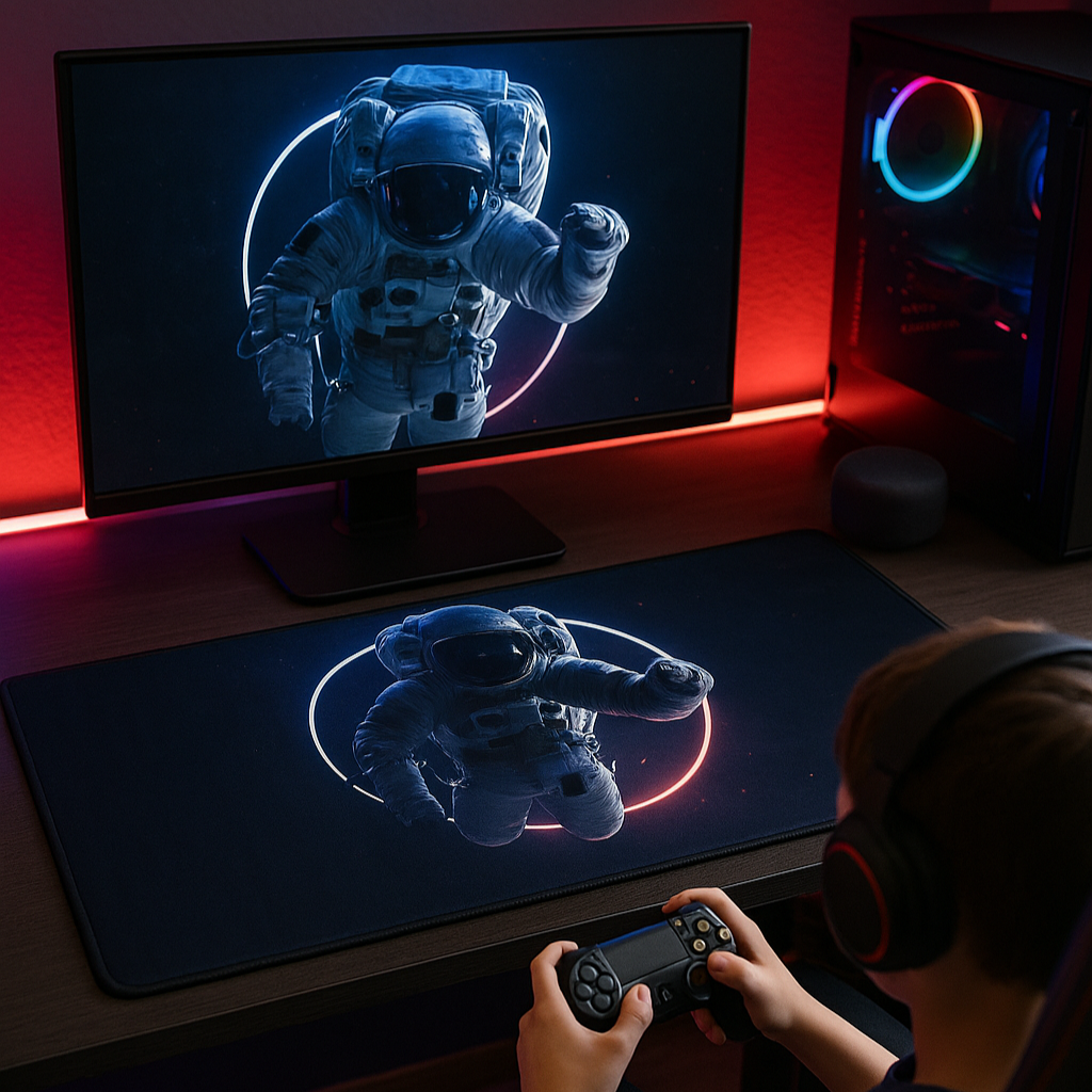 MOUSEPAD GAMER ASTRONAUTA