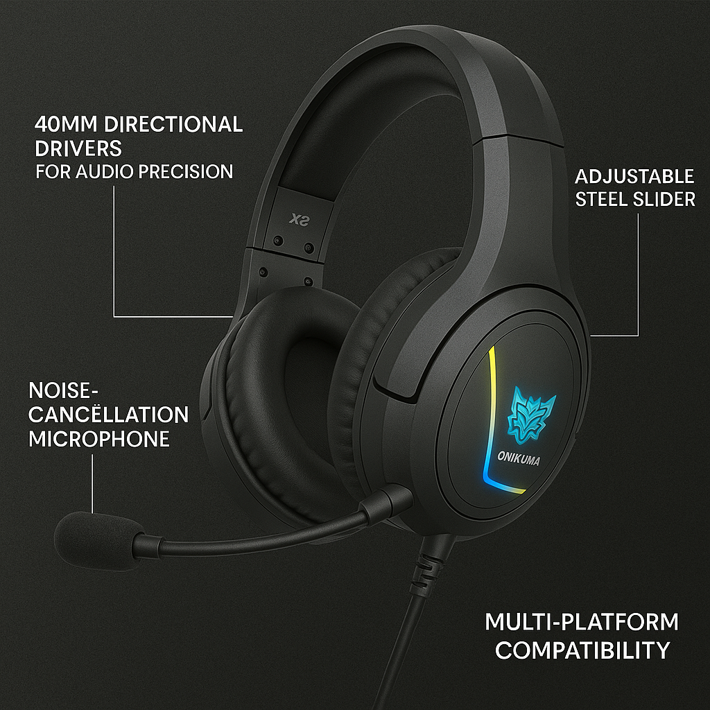 HEADSET GAMING ONIKUMA X2 RGB