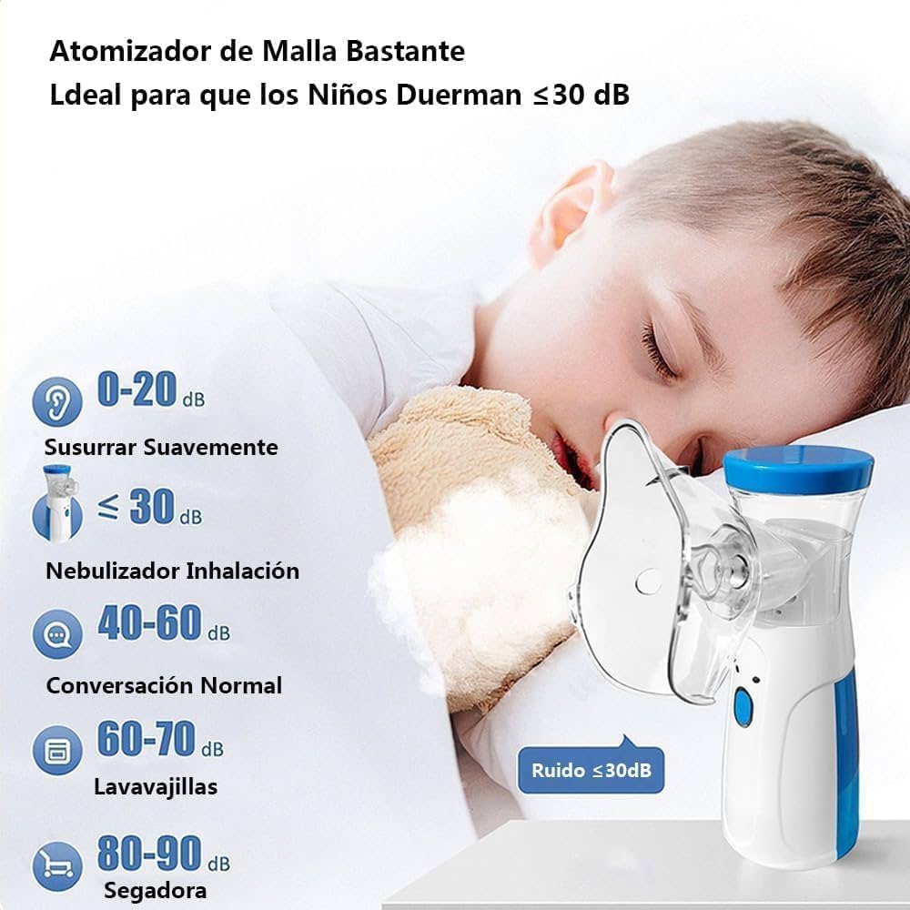 NEBULIZADOR PORTATIL PARA NIÑO Y ADULTO